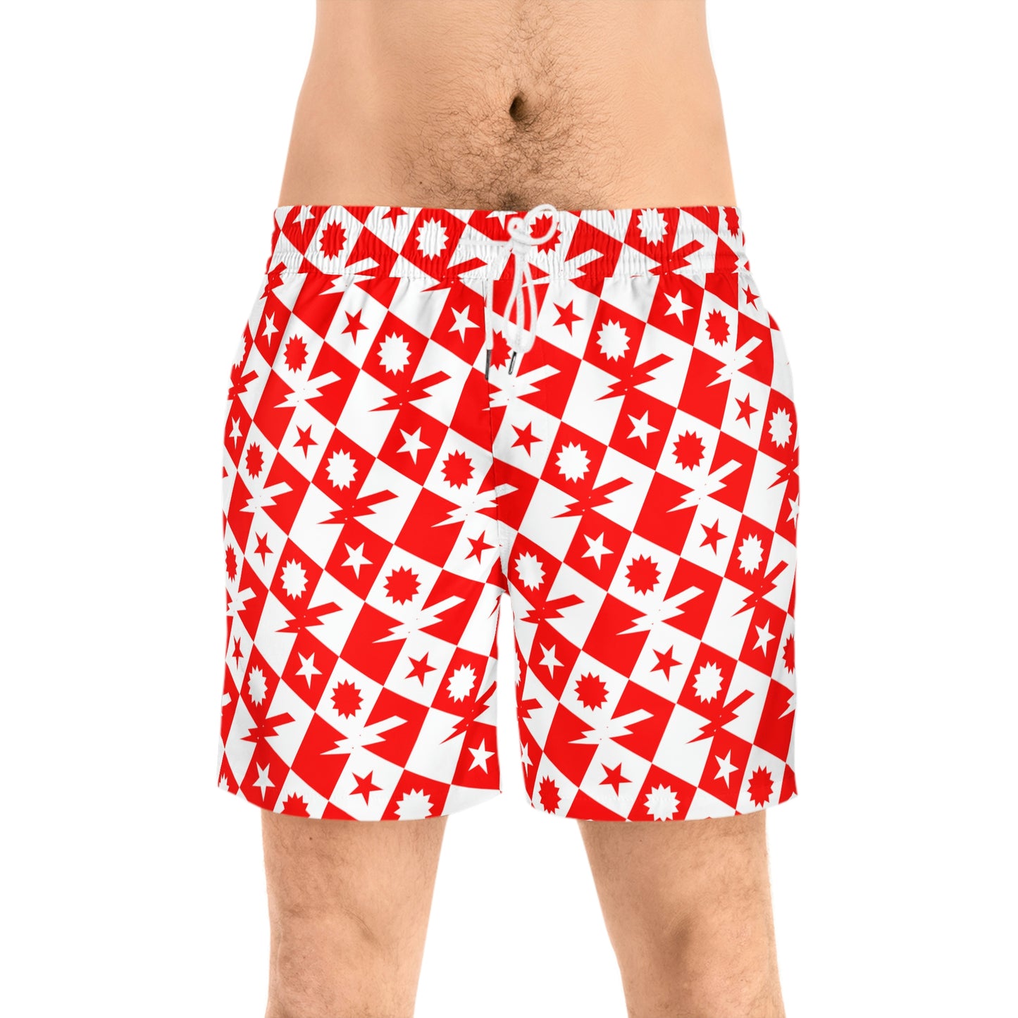 Aka Checkered Swim Trunks