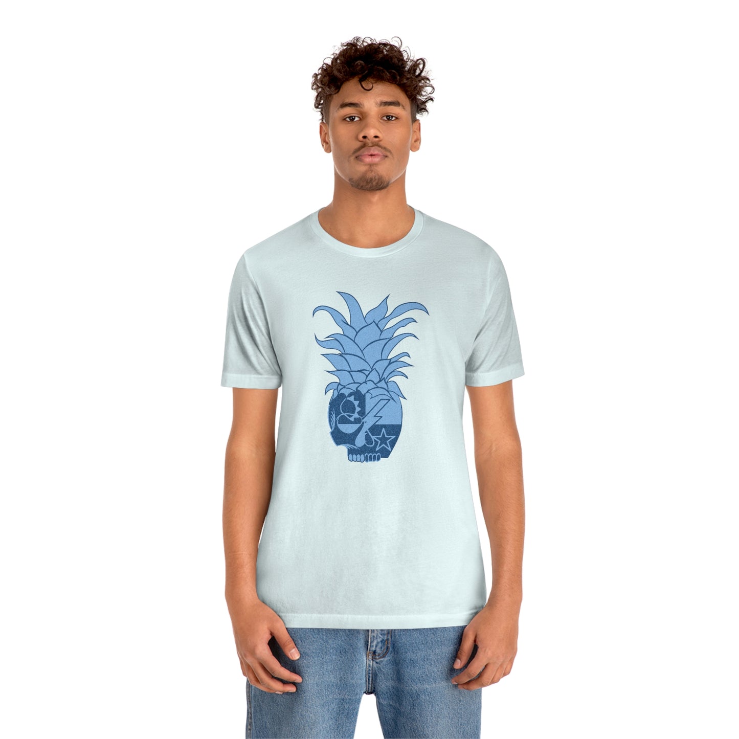 Pineapple Skull DUI Short Sleeve Shirt