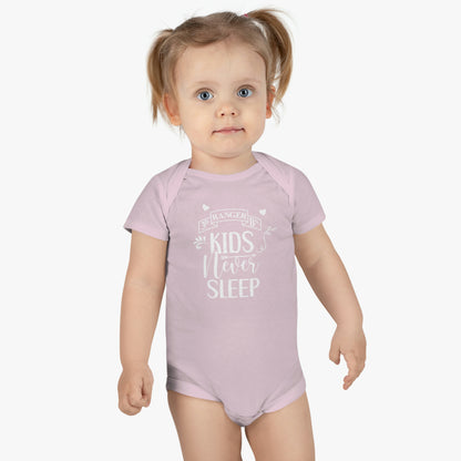 3d Battalion Kids Never Sleep Newborn Onesie® (0-3mo)