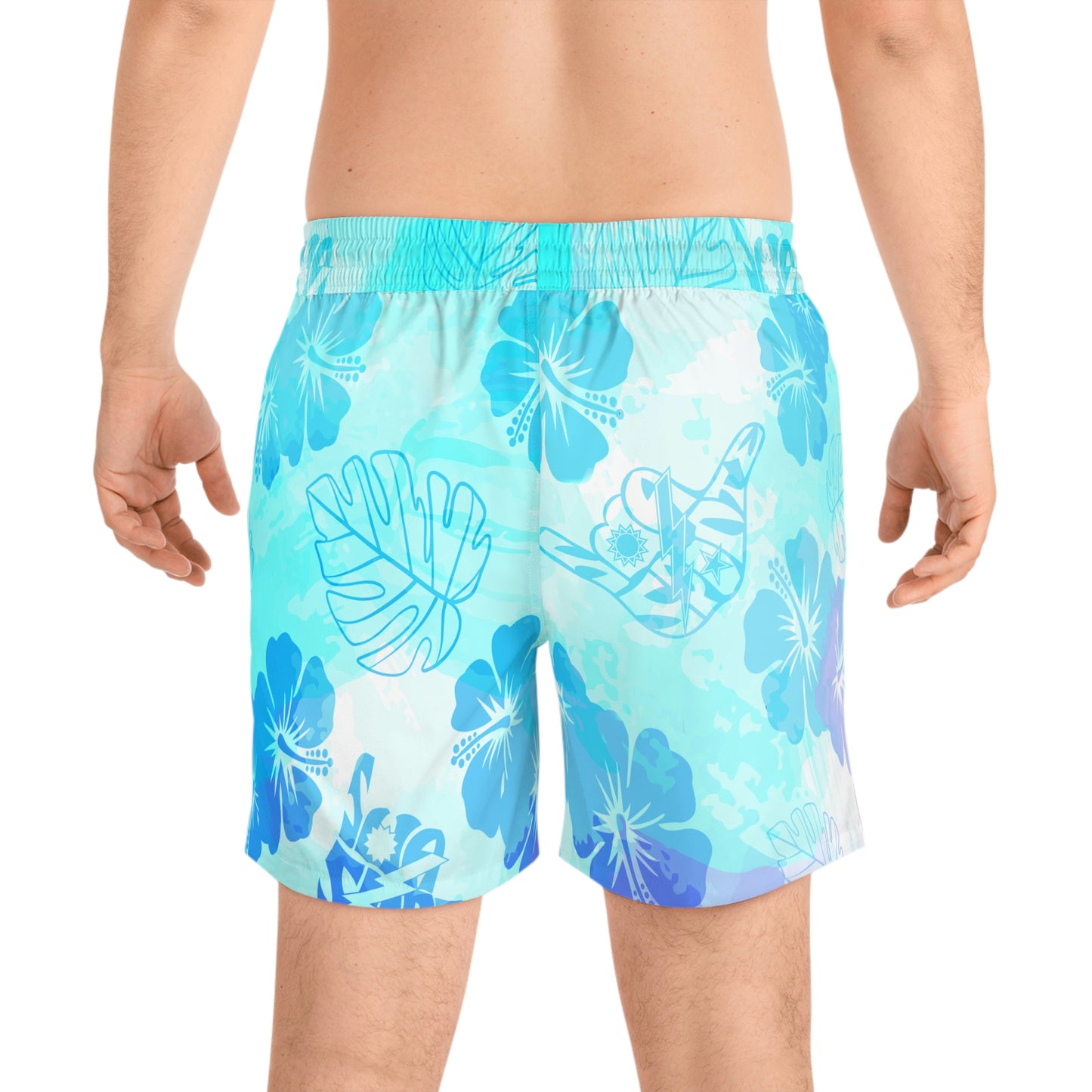 Nalu Niihau Nights Sua Sponte Shaka DUI Swim Trunks