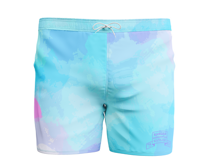 Nalu Colorcrush Regimental Scroll Swim Trunks