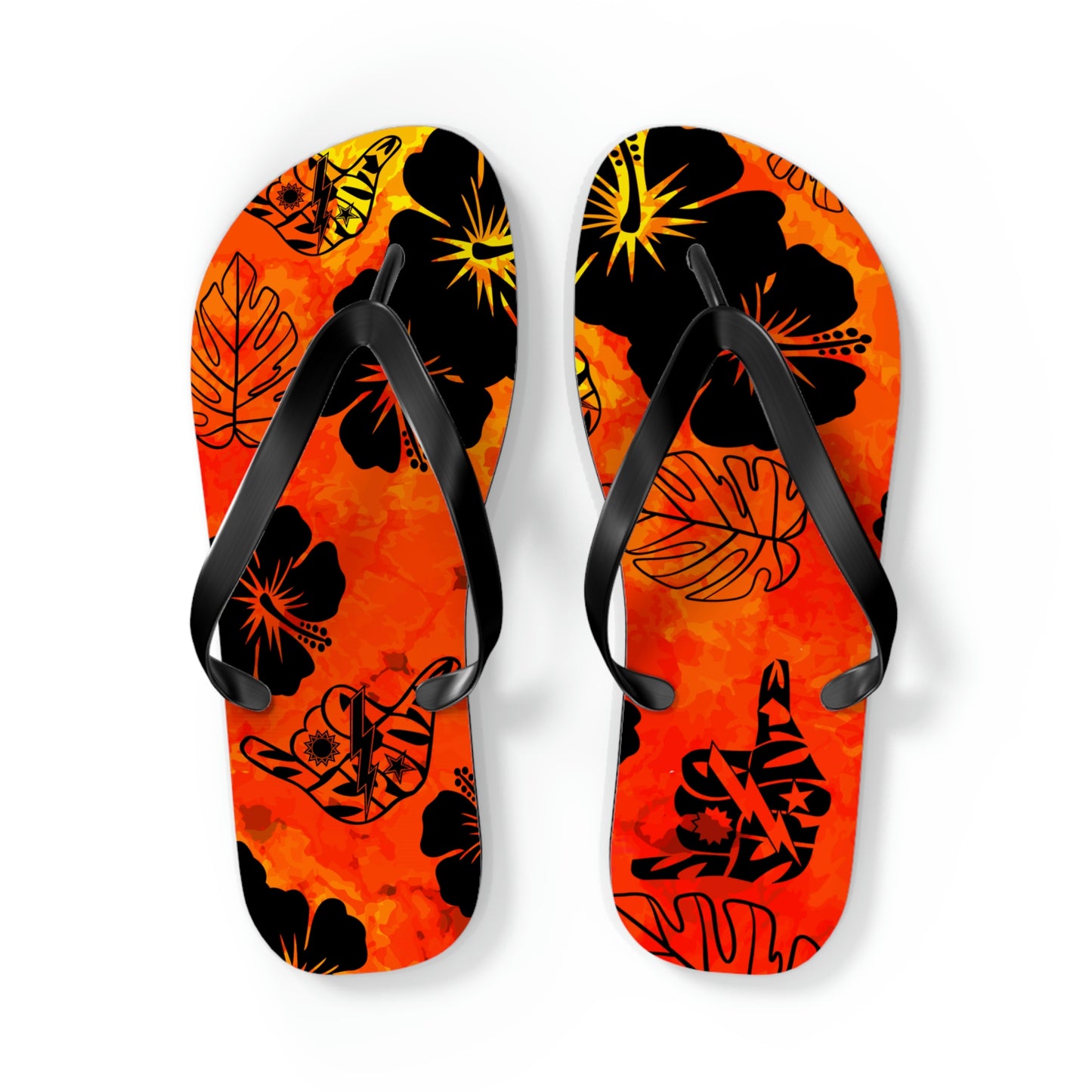 Aka Niihau Nights Sua Sponte Shaka DUI Flip Flops