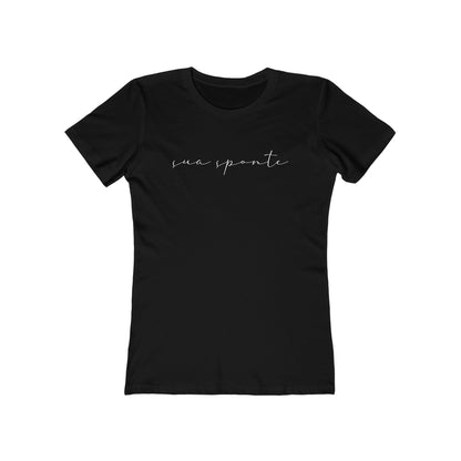 Sua Sponte Scribble Boyfriend Tee