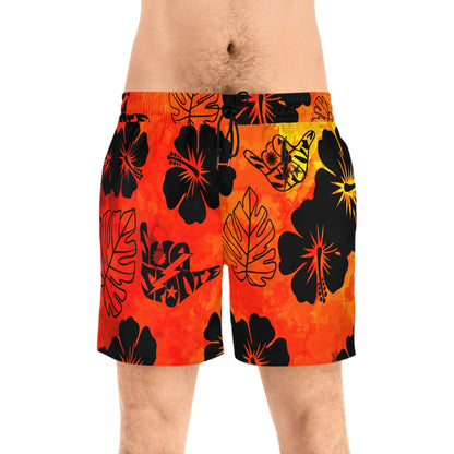 Aka Niihau Nights Sua Sponte Shaka DUI Swim Trunks