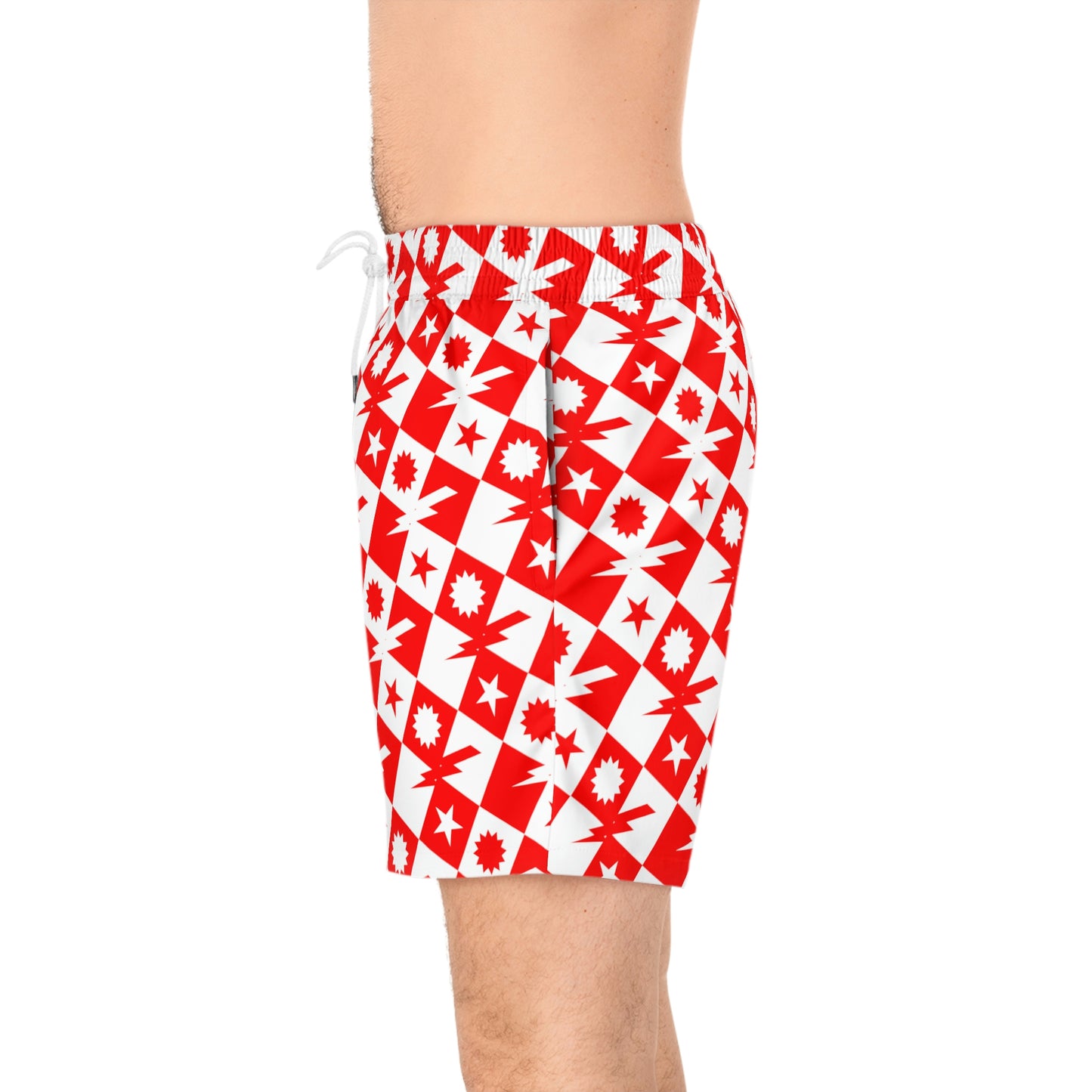 Aka Checkered Swim Trunks