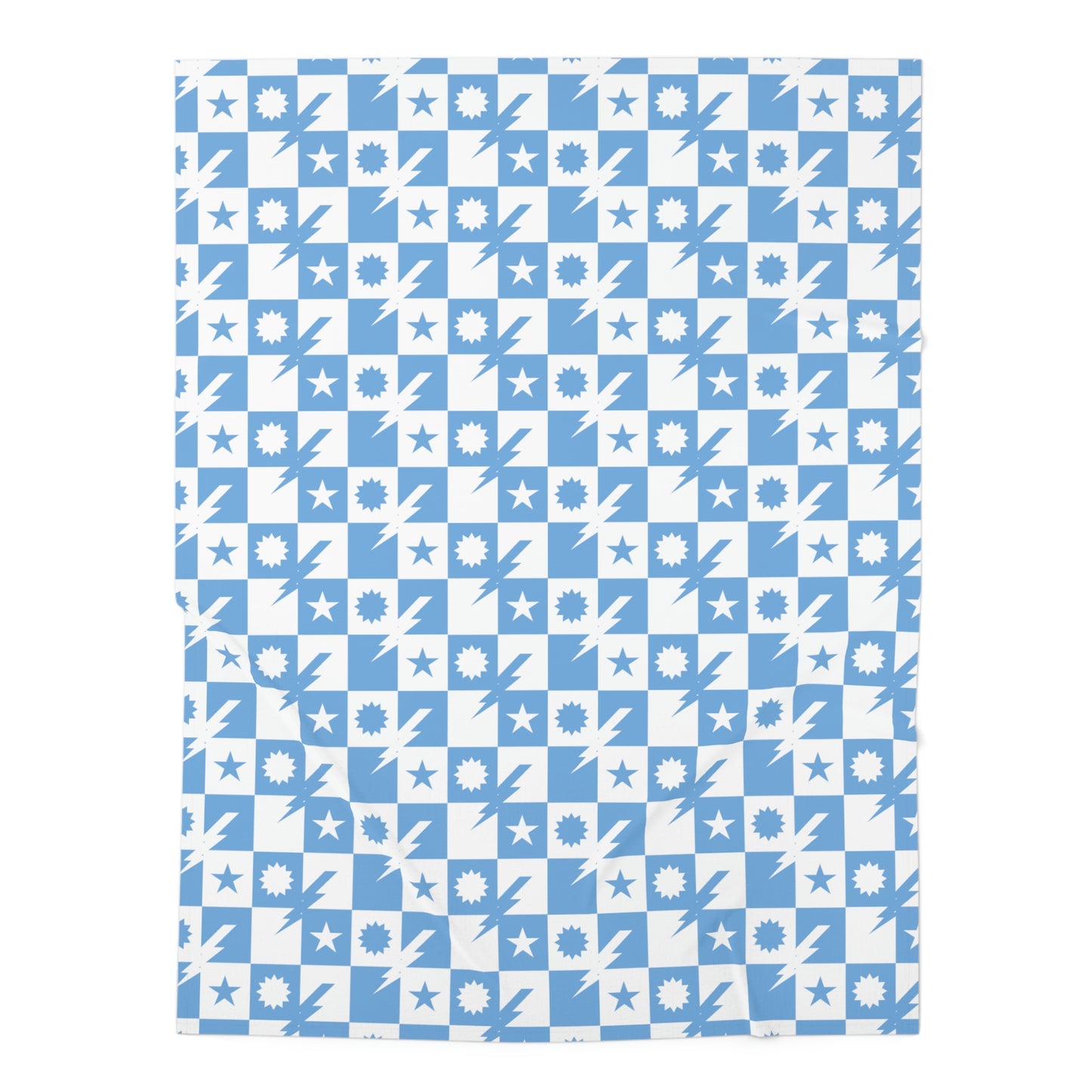 Baby Boy DUI Checkered Baby Swaddle