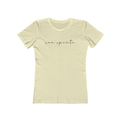 Sua Sponte Scribble Boyfriend Tee