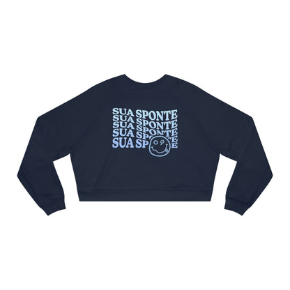 Wavy Sua Sponte Cropped Pullover