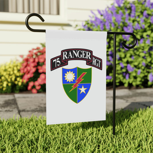 75th Ranger Regimental Scroll & DUI Garden & House Banner