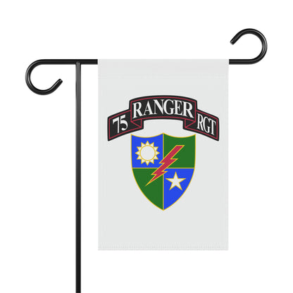 75th Ranger Regimental Scroll & DUI Garden & House Banner