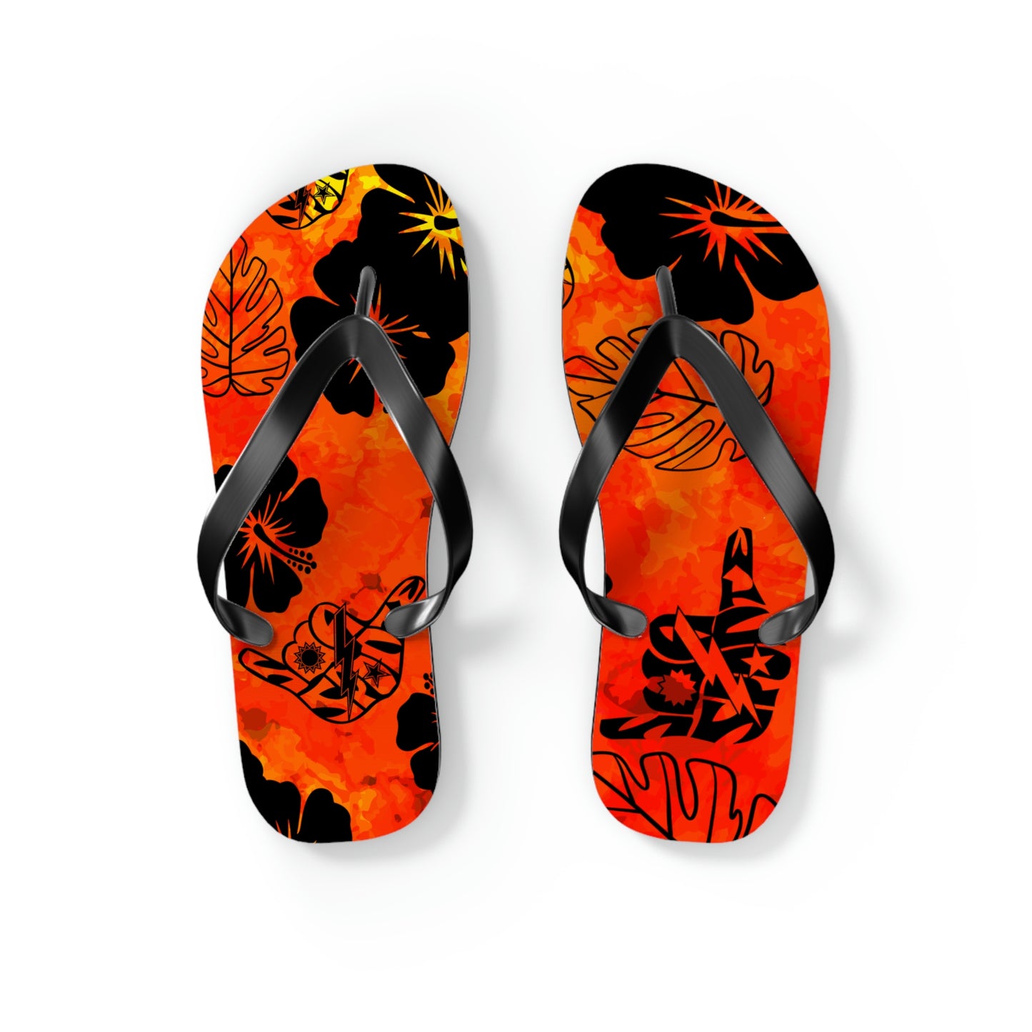 Aka Niihau Nights Sua Sponte Shaka DUI Flip Flops