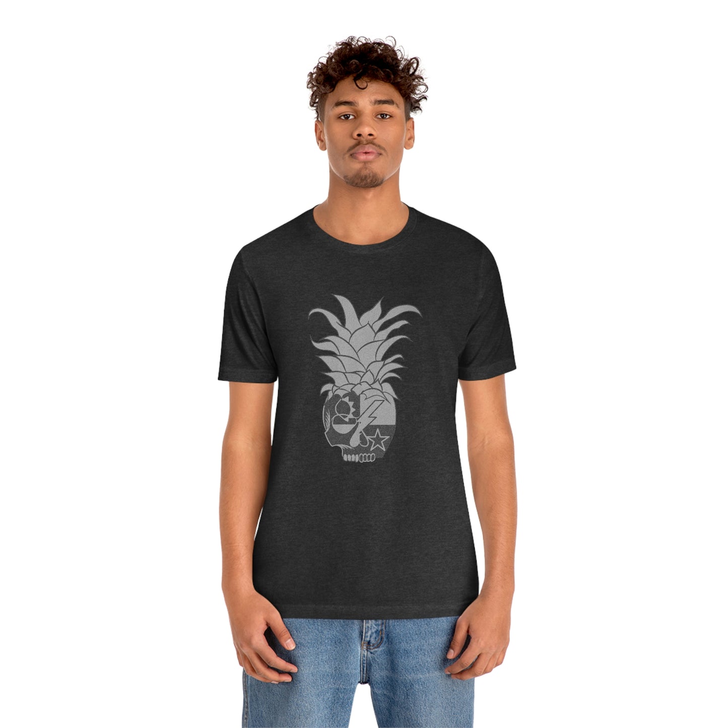 Pineapple Skull DUI Short Sleeve Shirt