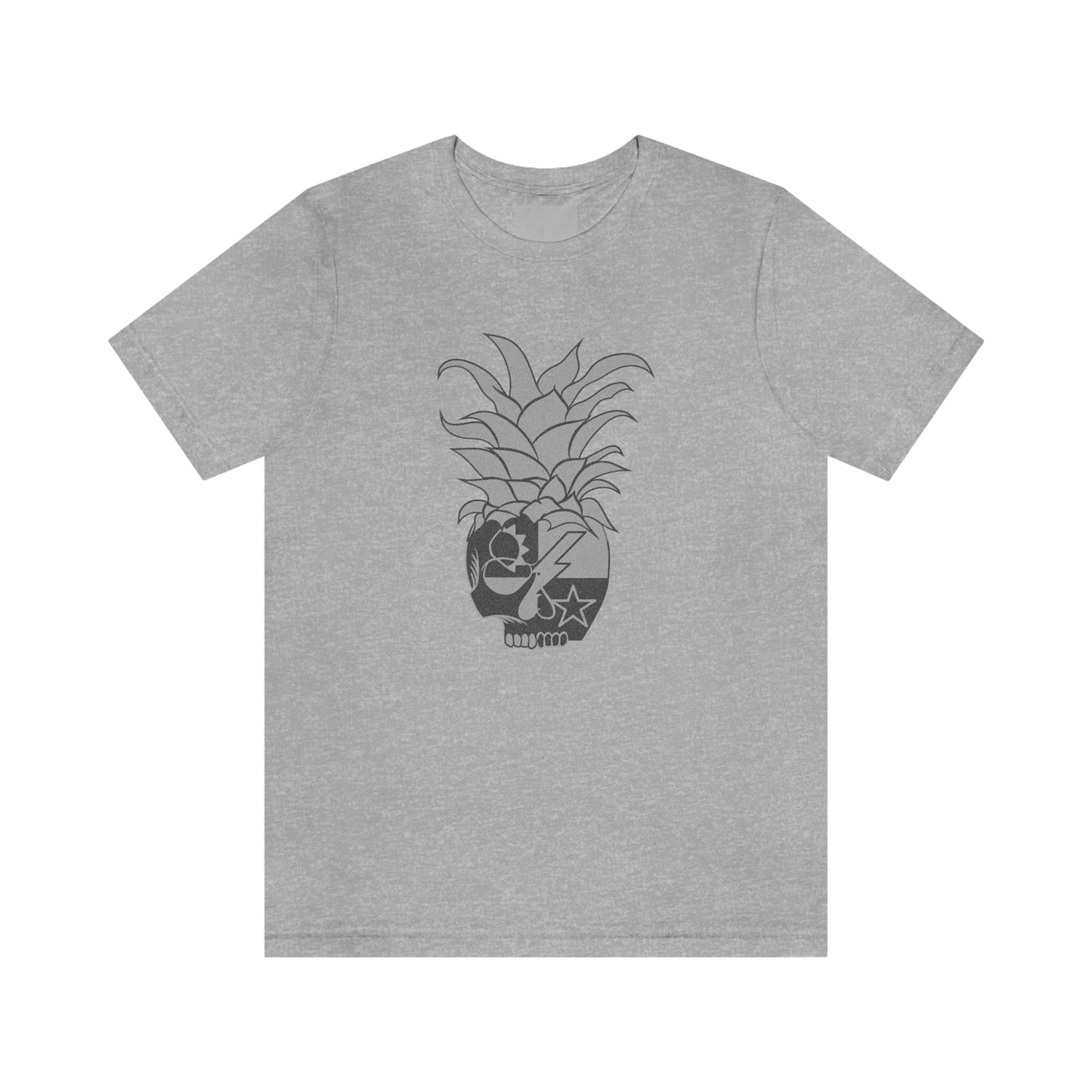 Pineapple Skull DUI Short Sleeve Shirt