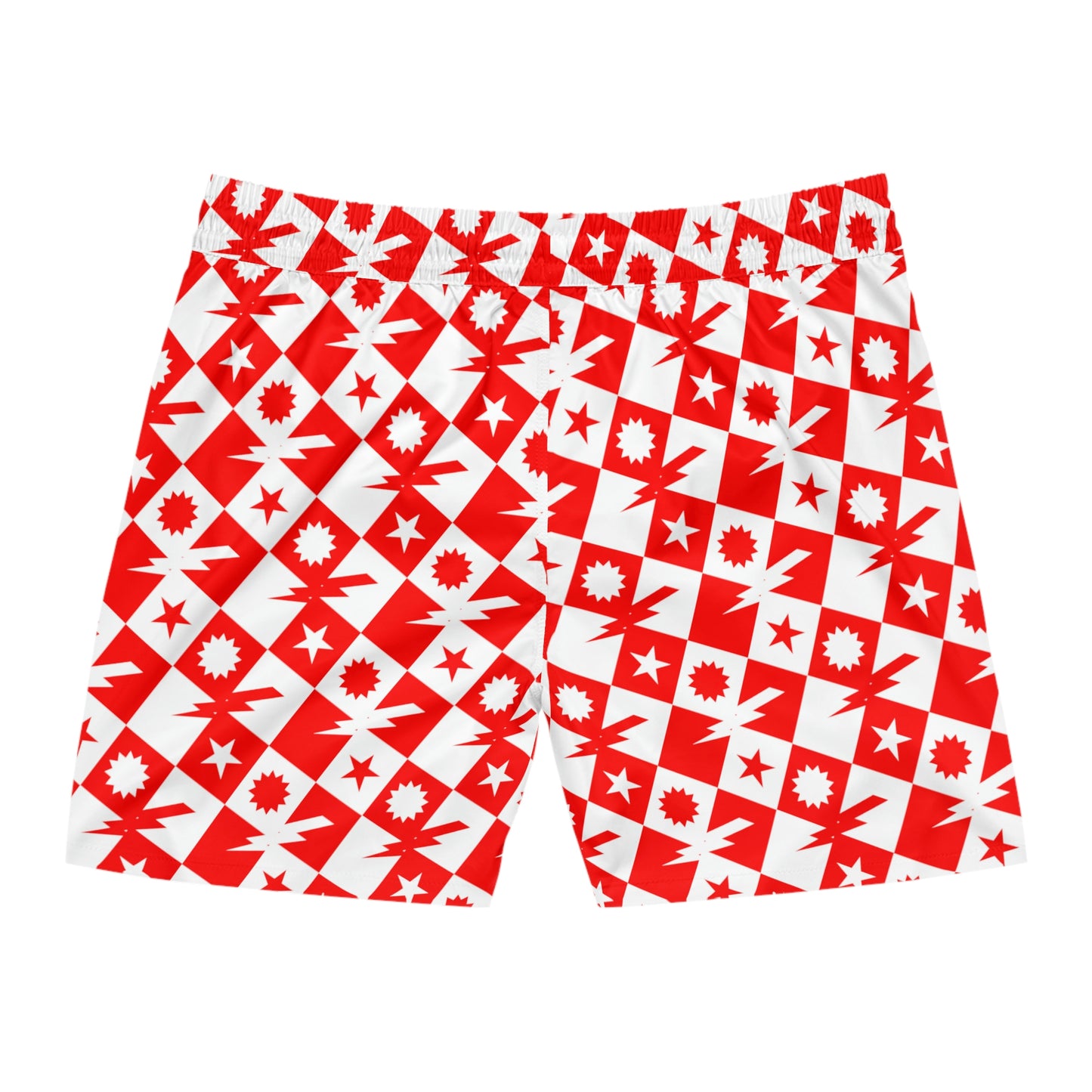 Aka Checkered Swim Trunks