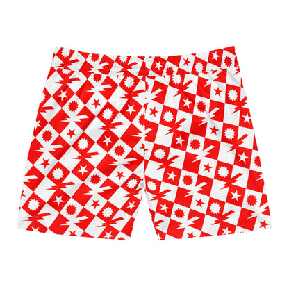 Aka Checkered Swim Trunks