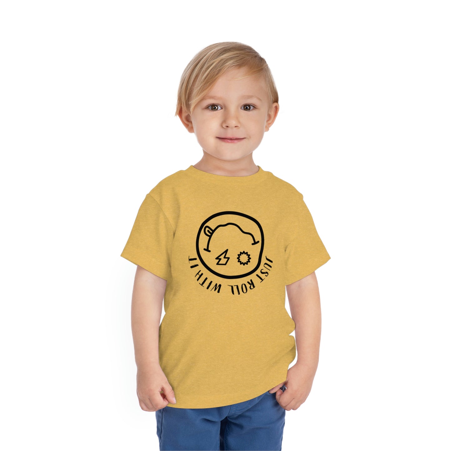 Just Roll With It Toddler Short Sleeve Tee (2-5T)