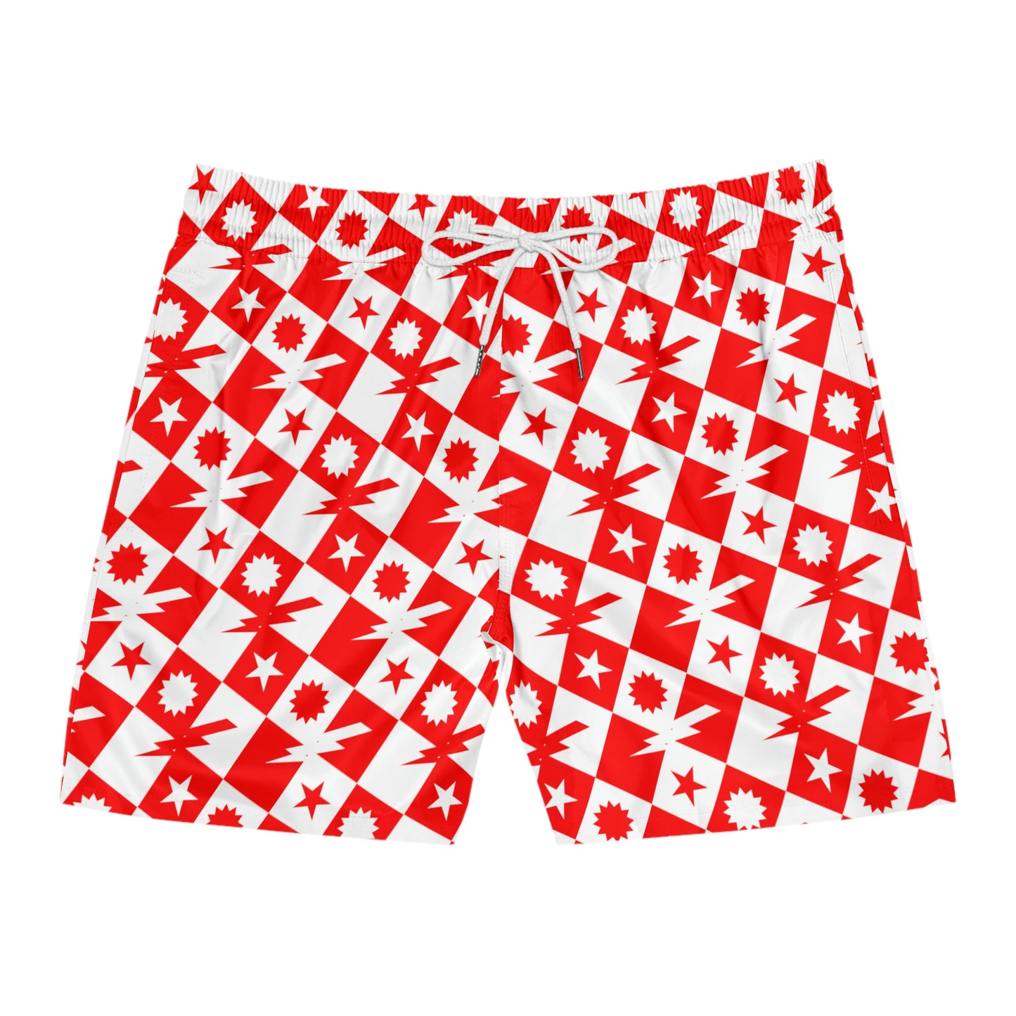 Aka Checkered Swim Trunks